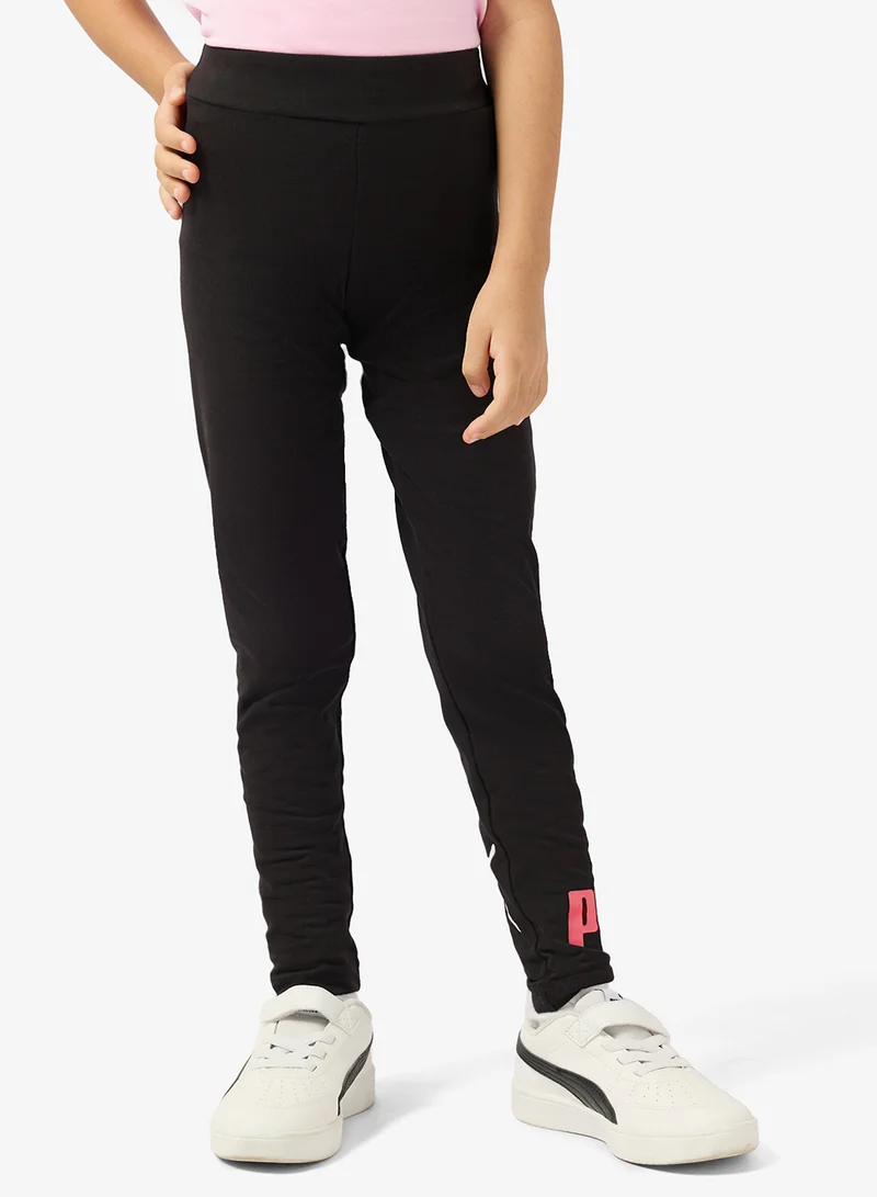 PUMA Youth Essential Two Color No.1 Logo Leggings